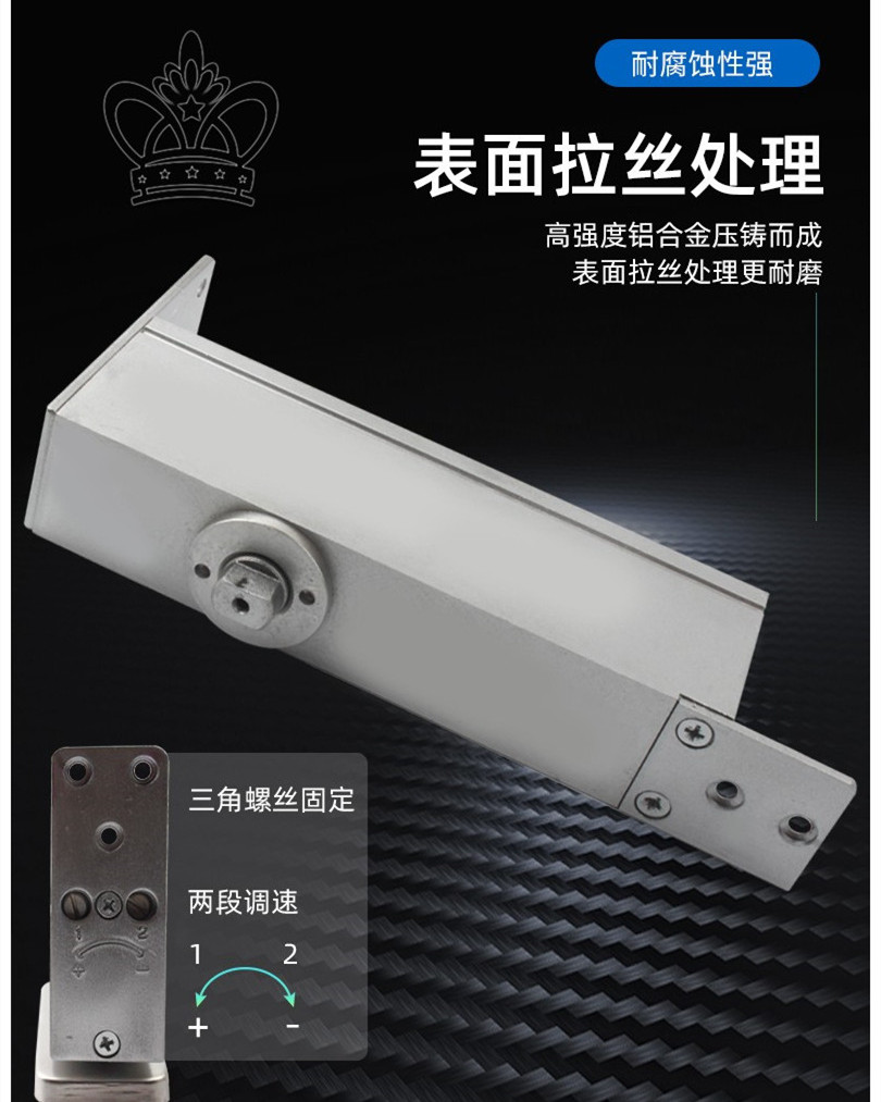 木门地弹簧免挖坑有框暗藏